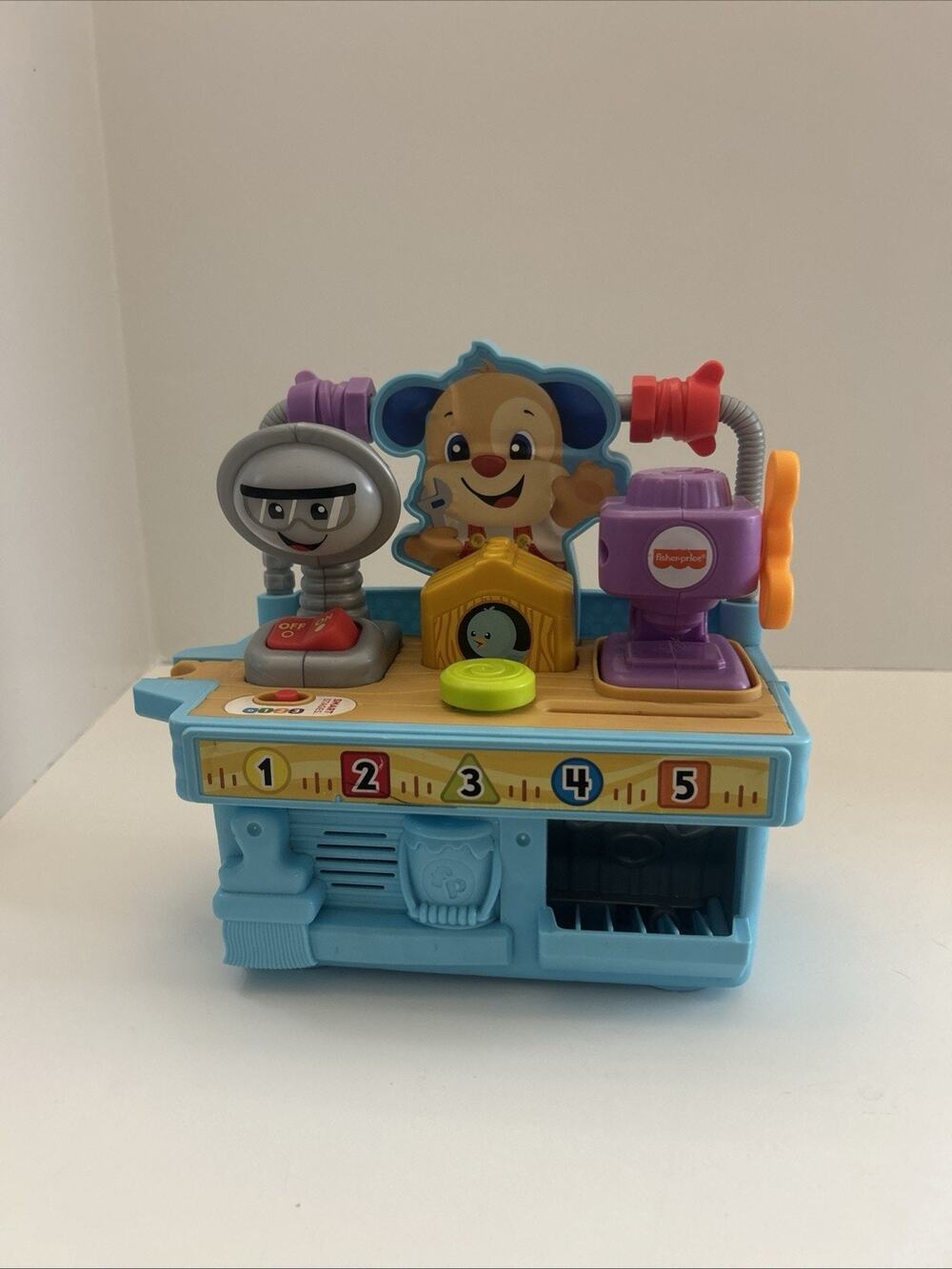 Fisher Price Laugh And Learn Busy Learning Tool Bench Toy Interactive Incomplete